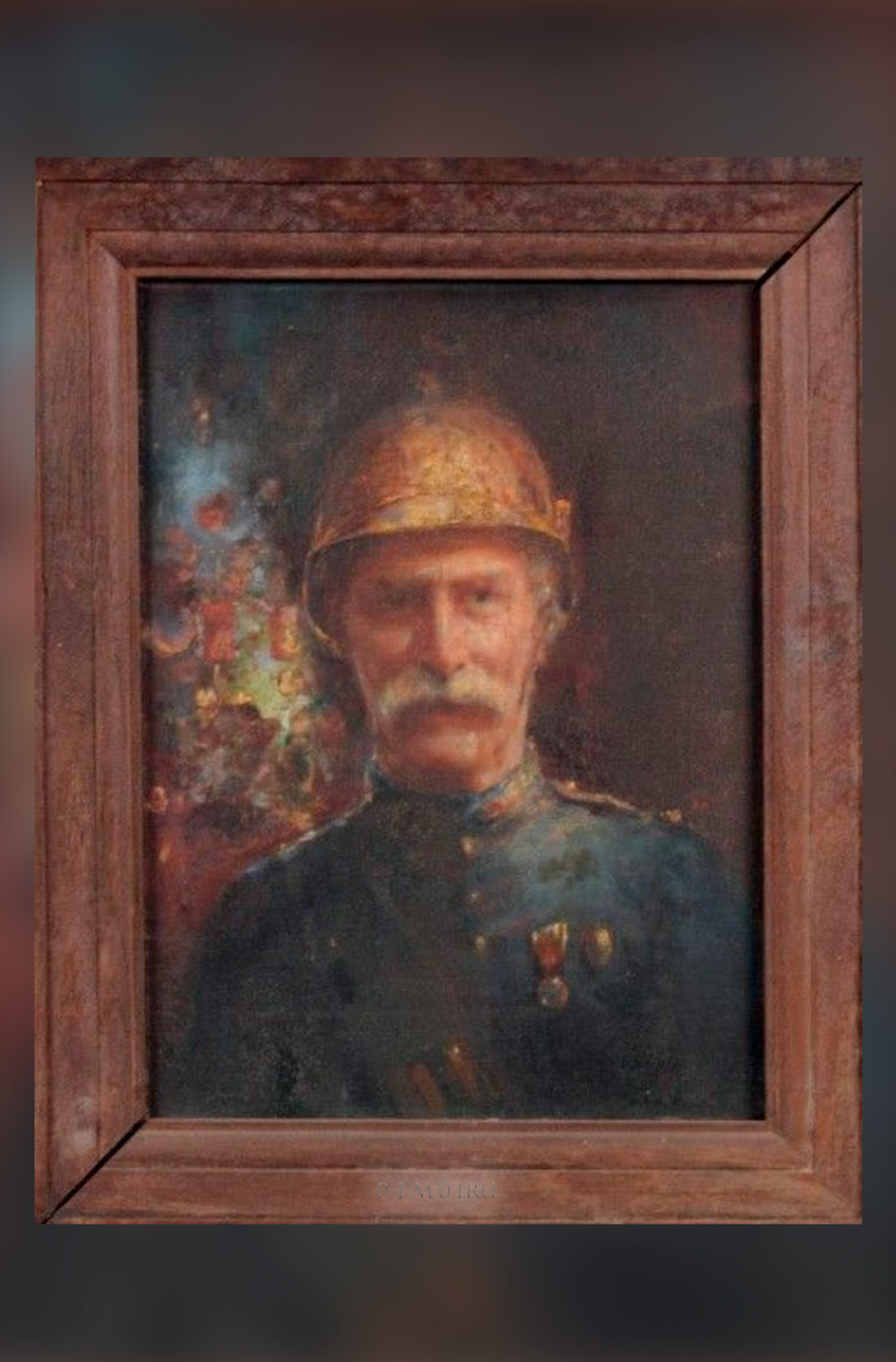 Портрет пожарного. Франция 1907 год